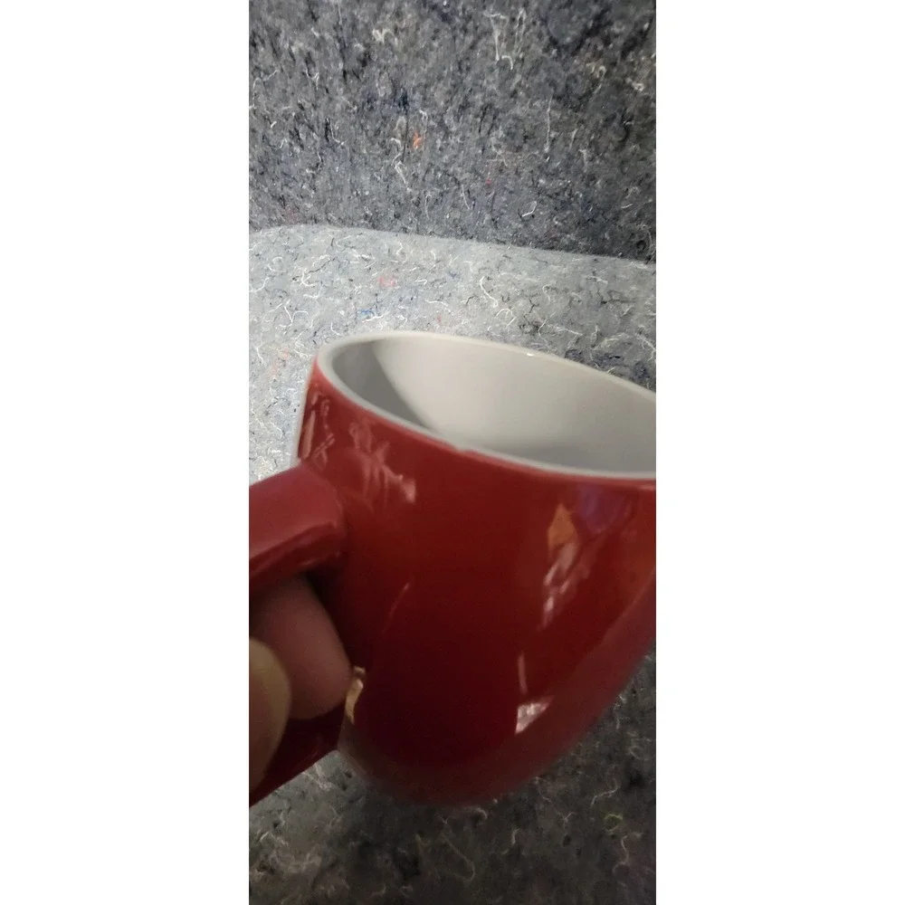 Starbucks Solid Red‎ Ceramic Mug 14oz Coffee Tea Cup